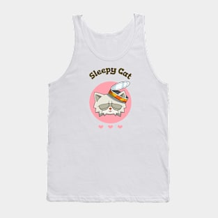 kittyswat Andy Sleepy Cat Tank Top